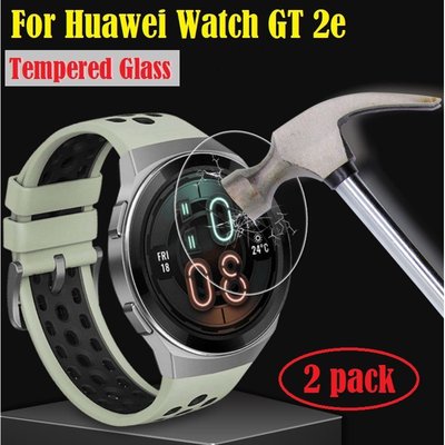 2pcs Huawei Watch Gt2E 屏幕保護膜 Huawei Gt2E 鋼化玻璃 Huawei Gt 2e 全
