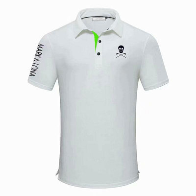 高爾夫夏季高爾夫男裝男裝男裝短袖 POLO T 恤 POLO 襯衫領球衣