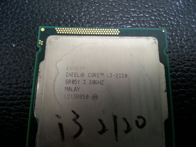 【 創憶電腦 】INTEL Core i3-2120 3.3G/3M 1155 CPU 直購價100元