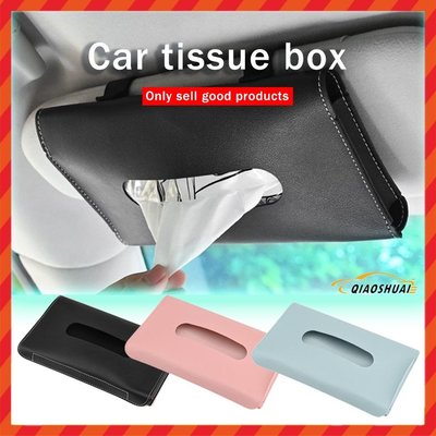 [酷奔車品]PU Leather Car Sun Visor Tissue Boxes Car Tissue Box To cDjw