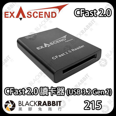 黑膠兔商行【 Exascend CFast 2.0 讀卡器 ( USB 3.2 Gen 2 ) 】讀卡機 CF卡 記憶卡 SONY CANON NIKON