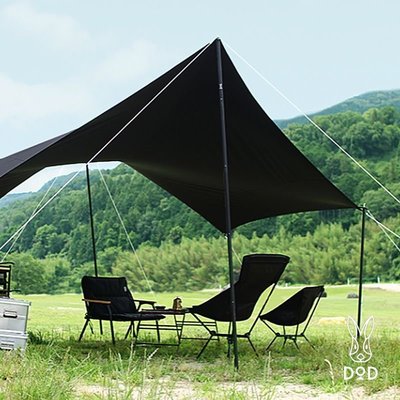 熱賣 日本直采DOD天幕桿門廳桿鋁合金28mm加粗2.5米戶外露營帳篷便攜