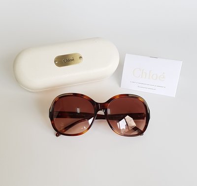 Chloe 太陽眼鏡 經典 LOGO 設計款 附原廠盒裝 時尚精品， 超級特價便宜賣 保證真品