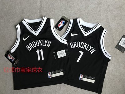美國NBA 布魯克林籃網隊 NIKE 嬰幼兒 兒童 籃球運動球衣 IRVING DURANT 正版