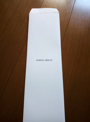 GIORGIO ARMANI精品小紙袋(購於台中新光三越)