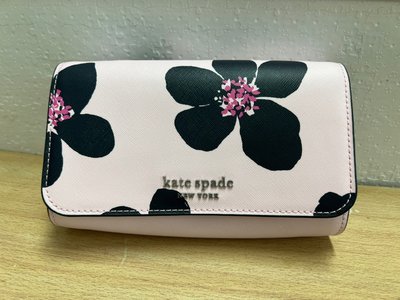 Kate spade 粉色花花側背包斜背包 全新