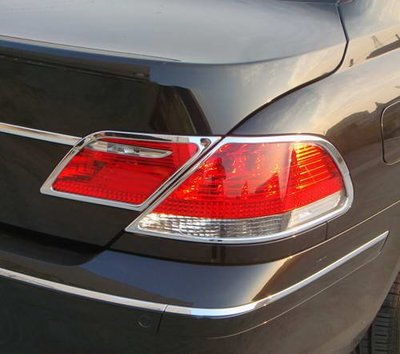 《※金螃蟹※》寶馬 BMW 7 E65 2005~2009年 系列 鍍鉻 後燈框  改裝 精品 配件 外銷德國