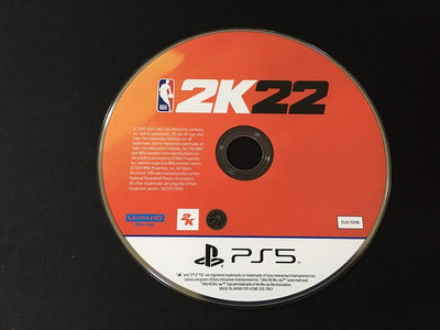 ．私人好貨．二手．PS5．早期 裸片【美國籃球大聯盟 NBA 2K22】中古光碟 電視遊樂器 主機遊戲 電玩單機 自售