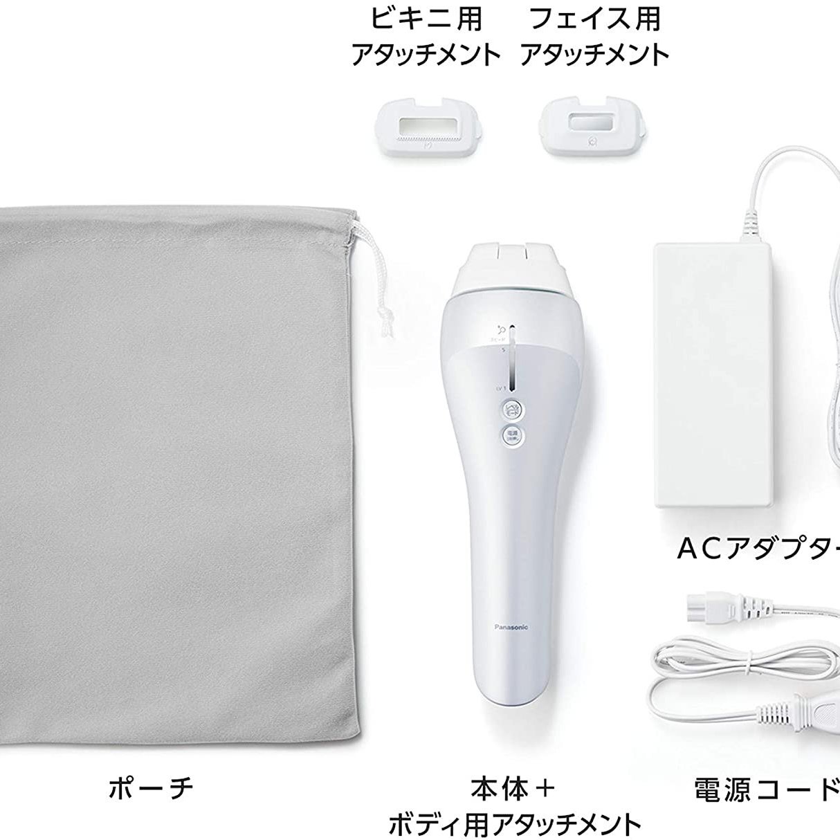 日本PANASONIC 國際牌光學除毛器脫毛臉部身體ES-CWP82 美容無線光學