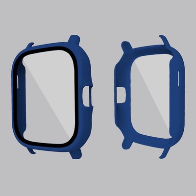 華米手錶Amazfit GTS2鋼化膜全包保護膜 華米GTS 2e高硬保護套 一件式式保護殼 PC硬殼+鋼化膜 保護框
