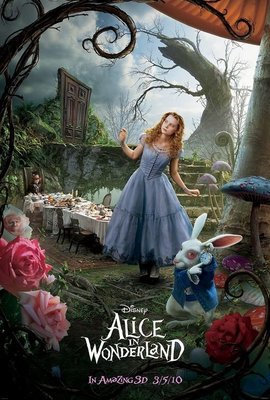 魔境夢遊(Alice in Wonderland)- 提姆波頓(Tim Burton)- 2010美原版雙面電影海報1