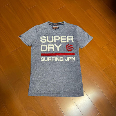 （Size美版 S) 極度乾燥 Superdry 短袖T恤上衣 （4F)