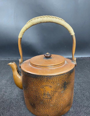 日本回流老銅壺 銅水注