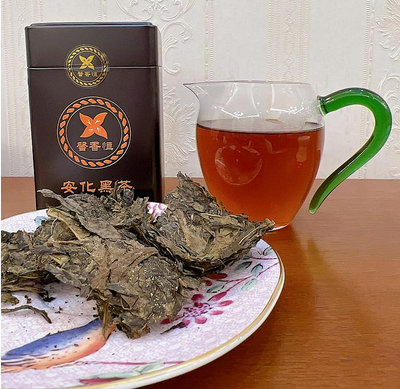 黑茶100g  2018年馨香恒安化茯磚黑茶 散茶 富含金花 多件多折