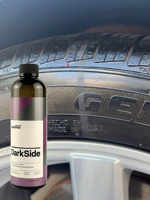 輪胎橡膠鍍膜劑卡普DarkSide carpro上光抗污疏水抗紫外線增光澤