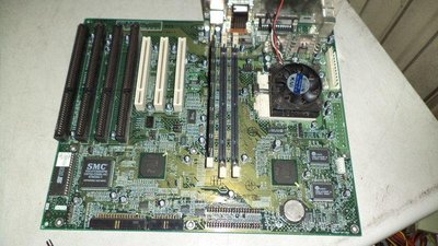 acer V38X 4組ISA 3組PCI (Intel 430TX)主機板 + CPU含風扇 + 記憶體整套 附擋板