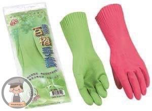 《烘焙專家達人》#6114環保百摺手套/清潔手套/橡膠手套