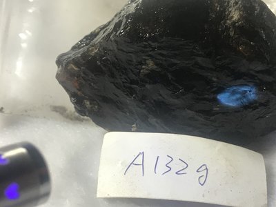 0430天然琥珀原礦琥珀香珀蜜蠟大塊料132G墨西哥藍珀原礦老松香(藍珀原礦)