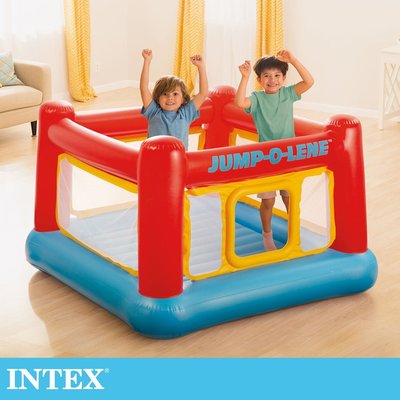 小江的店--【INTEX】跳跳床-擂台 JUMP-O-LENE-寬174cm (48260)(免運費)
