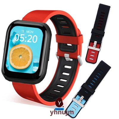 矽膠錶帶 適用Omthing E-JOY智慧手錶 錶帶 智能手錶 替換錶帶 Omthing plus智慧手表表帶