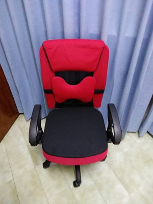 《鑫進行》全新 台灣製獨立筒 超厚墊電腦椅 電腦椅辦公椅 厚椅墊 好坐 書桌椅 紅色/藍色