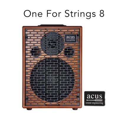 義大利Acus One For Strings 8 200W原音木吉他音箱 iGuitar強力推薦（現貨）
