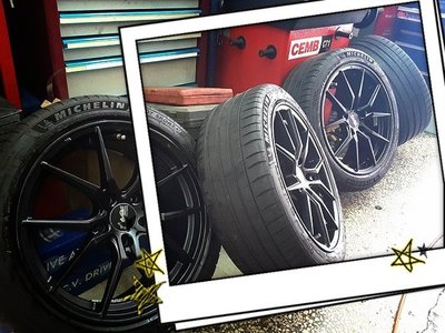 (台南順興專業輪胎館)喜美八代六活塞+17吋輪胎鋁圈升級組合 熱線安裝中☏☏☏﹒。﹒•