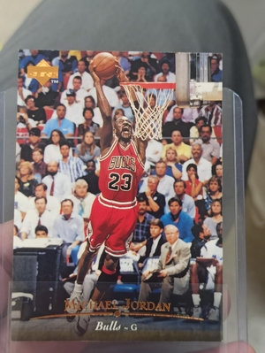 1995 Upper Deck  #23 Michael Jordan 超美 穿11代 爆扣