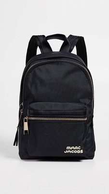 Coco 小舖 MARC JACOBS Trek Pack Large Backpack 黑金/色大款尼龍後背包