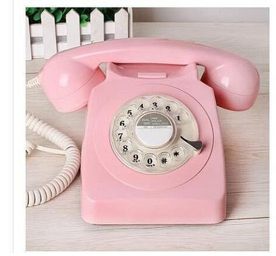 經典老式轉盤電話機復古旋轉電話家用辦公酒店仿古固定電話座機