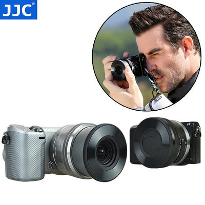 JJC 適用于索尼16-50mm微單40.5mm自動鏡頭蓋SONY相機A6700 a6000 a5100 a6500 A