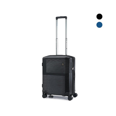 Crocodile 鱷魚皮件 登機行李箱 可擴充旅行箱 靜音輪 TSA鎖 20吋-0111-08320-黑藍-新品上市