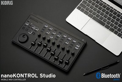 小叮噹的店- 藍芽 MIDI 控制器 KORG NANOKON-STUDIO 實體MIDI控制