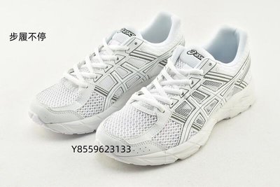 ASICS 亞瑟士 GEL-CONTEND 4 白色 白灰 慢跑鞋  男女鞋  -步履不停