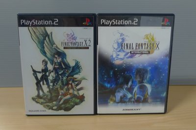 【飛力屋】PS2 Final Fantasy X + X-2 太空戰士10 10-2 國際版 盒書完整 1組2入 G95