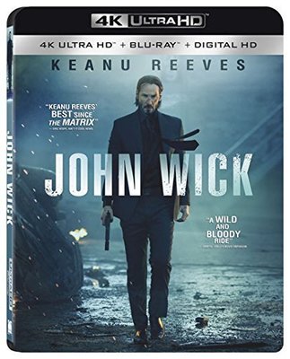 【4K UHD】捍衛任務UHD+BD雙碟外紙套限定版John Wick(英文字幕) 駭客任務捍衛戰警基努李維