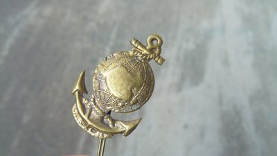 早期---海軍陸戰隊--銅製---徽章