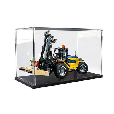 展示盒 防塵盒 收納盒 亞克力展示盒樂高42079 重型叉車玩具模型拼裝透明盒展示柜罩