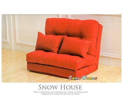 ╭☆雪之屋居家生活館☆╯R463-02玫瑰花沙發床(紅色)/沙發椅/躺椅/可折坐臥沙發床/雙人沙發/三人沙發/造型沙發