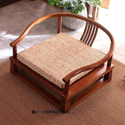 蒲團草編椅墊方形加厚椅子坐墊冬季家用榻榻米蒲團戶外打坐墊增高硬坐墊