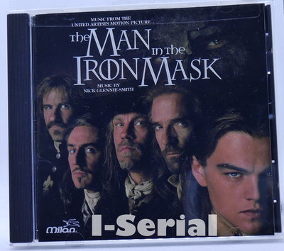 全新美版/ 鐵面人 電影原聲帶CD / The Man In The Iron Mask(膠膜已拆, 封條未拆)