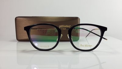 PAUL HUEMAN 光學眼鏡 PHF-5072A-C5(黑-金) 韓國潮框。贈-磁吸太陽眼鏡一副