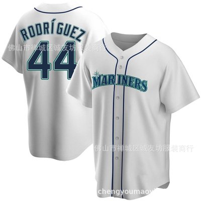 現貨球衣運動背心水手 44 白色 球迷 棒球服球衣 MLB Rodriguez baseball Jersey