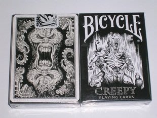 溜溜美國原裝進口 Bicycle Creepy Decks 異形單車撲克牌