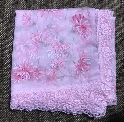 日本手帕 方巾 擦手巾   nina ricci no.42-7. 44cm