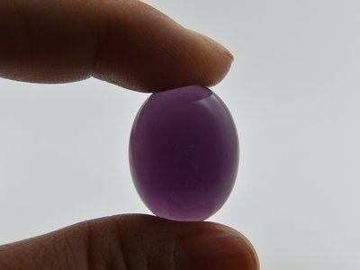 《遼寧紫玉髓專區》《裸石》天然遼寧紫玉  橢圓大蛋面 裸石戒面28.585CT