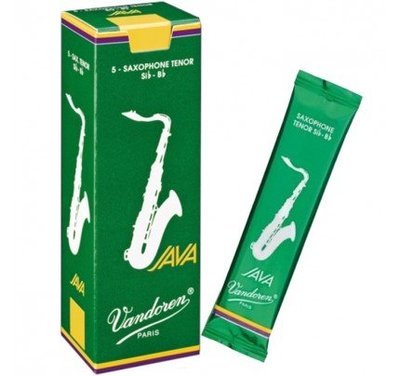【現代樂器】法國Vandoren Java 綠盒 Tenor Sax 次中音薩克斯風 竹片 單片裝 全新真空包裝