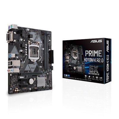 華碩 ASUS PRIME H310M-K R2.0 主機板 電腦主板 板子 Intel主板