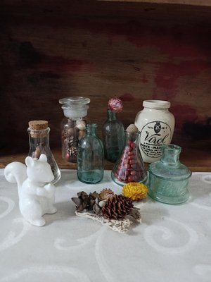 早期老玻璃瓶老藥瓶西洋老陶罐老墨水瓶/懷舊復古風格擺飾（1059）分售