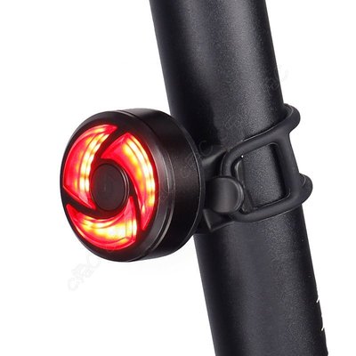 Machfally-全新自行車旋風尾燈：Trubo渦輪運轉燈 防水單車警示燈 USB充電腳踏車燈 漩渦流後燈
